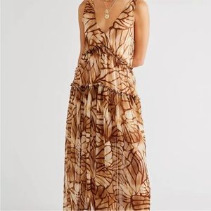 Free People NWT Julianna Sleeveless Flowy Maxi Dress Size - Small